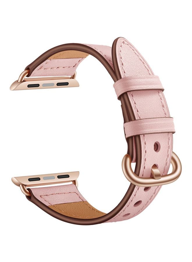 NIBEMINENT Replacement Wrist Band For Apple Watch Series 1/2/3/4 44/42mm Pink - Image 2