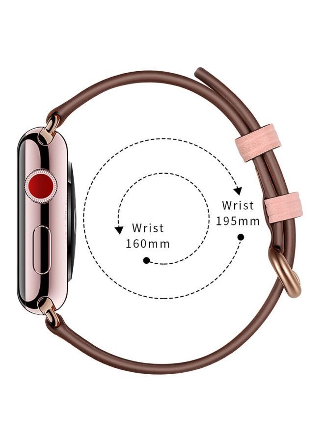 NIBEMINENT Replacement Wrist Band For Apple Watch Series 1/2/3/4 44/42mm Pink - Image 5