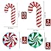 Know me Christmas Candy Cane Balloons Party Decorations Winter HolidayXmasNew YearCandy Party Decorations Supplies25PCS - Image 2