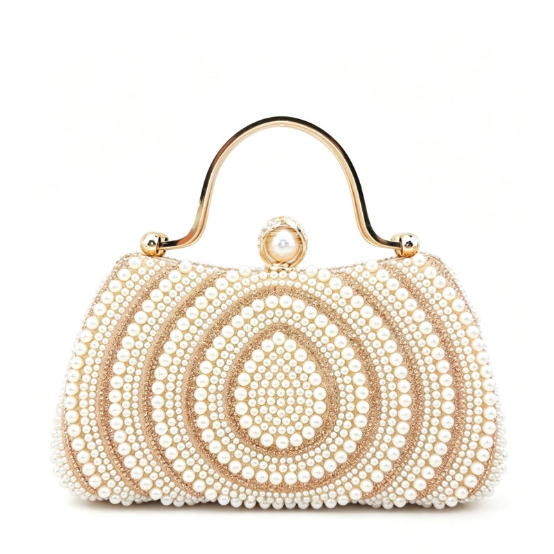 Pearl Evening Clutch Bag - Image 1