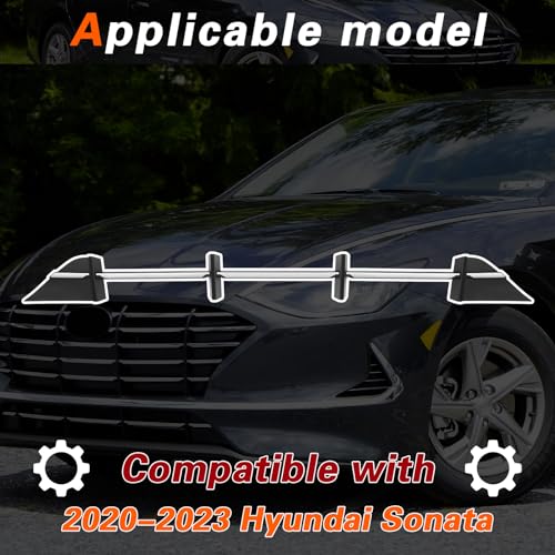 TODO شبكة المصد الأمامي السفلي لهيونداي سوناتا SE هايبرد 2020 2021 2022 2023 - Image 2