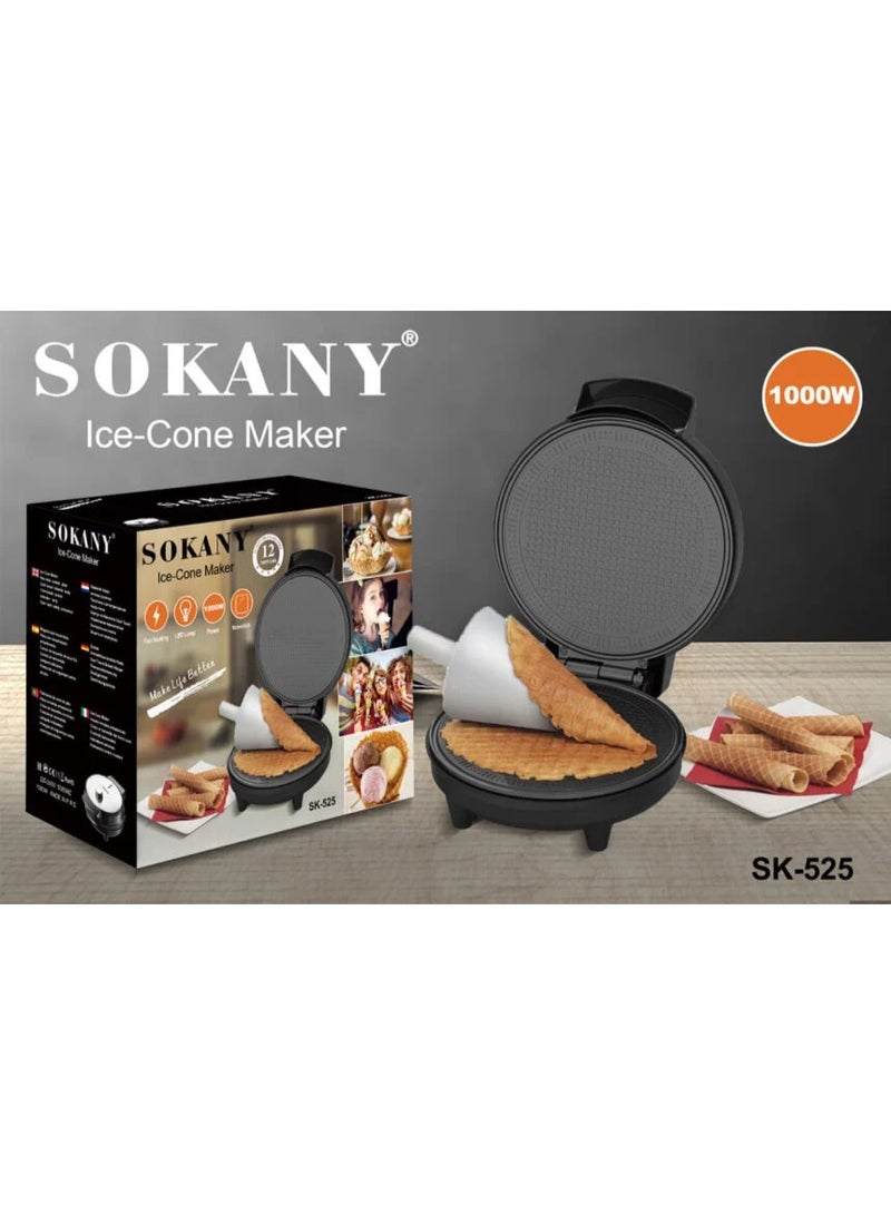 Sokany Waffle Ice Cone Maker SK-525 - Image 3