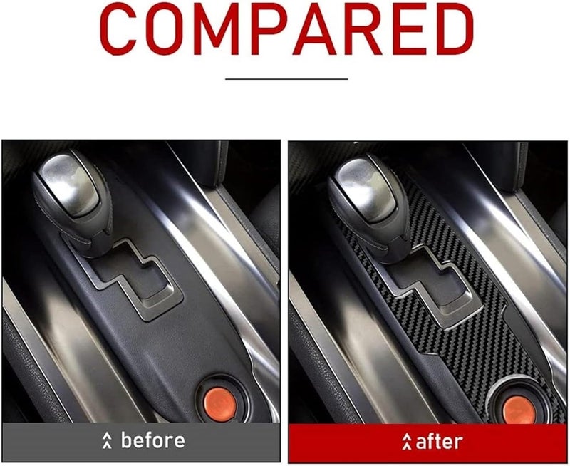 Wivplex Carbon Fiber Gear Shift Panel Cover for Nissan GTR R35 - Image 3