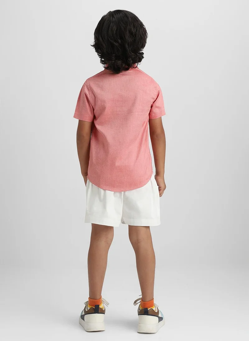 Nautinati  Nautinati Pink Shirt and White Shorts Set for Boys for Men | Best Price UAE