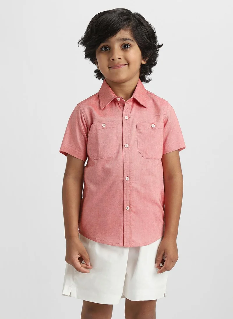 Nautinati  Nautinati Pink Shirt and White Shorts Set for Boys for Men | Best Price UAE