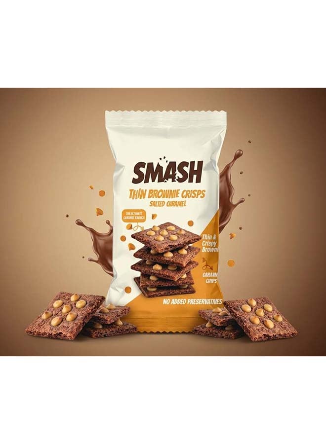 Smash رقائق براوني سموش بنكهة الكراميل المملح 40 جرام - Image 2