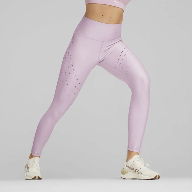 PUMA Women's Grape Mist Run Ultraform Aop Tight Lilac Women's Tights