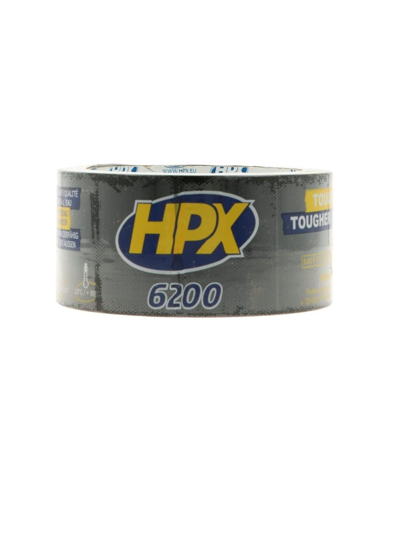 HPX HPX MCB5010 Fabric Tape, 48 mm x 10 m, Black  - Image 2