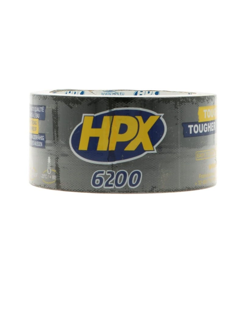 HPX HPX MCB5010 Fabric Tape, 48 mm x 10 m, Black  - Image 1