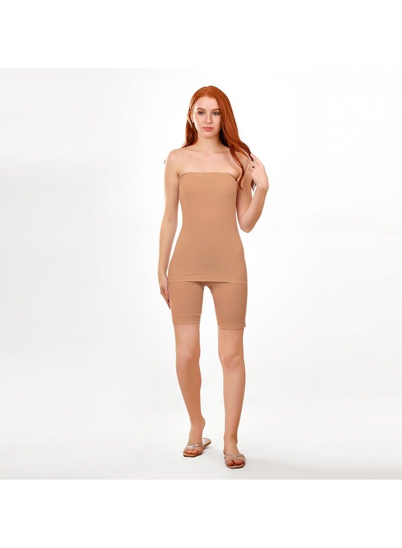 Selina Wear Selina Wear Women's Long Strapless - Top Strapless Stretchable Long, Women's Seamless Strapless Crop Top  - Image 5