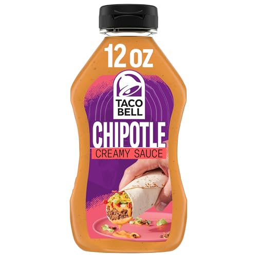 Taco Bell Creamy Chipotle Sauce, 12 fl oz Bottle, Pack of 1 - Image 1