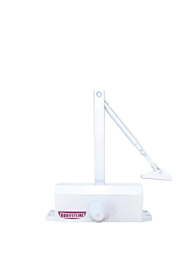 ROBUSTLINE Robustline Door Closer 5 YEARS WARRANTY | 45-60 KG Capacity | White Color 
