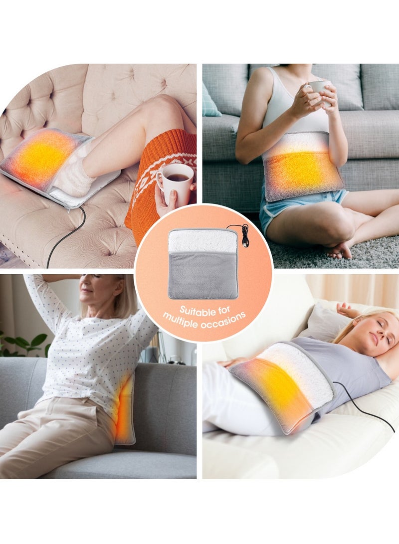 USB heated  foot pad, washable velvet electric foot pad, household warm slippers - Image 5