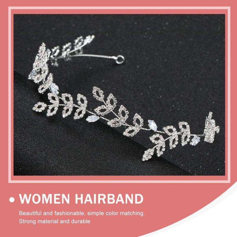 cheekyglo Creative Zinc Accessory Woman Headwear Bridal Exquisite Austrian Pageant Rhinestones Hairband Headband Unique Jewelry Jeweled Birthday Princess Crystal Comb Beautiful Decorative - Image 5