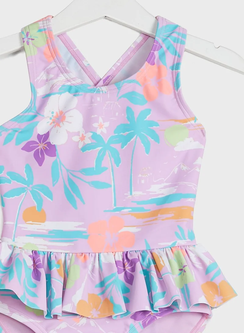 Marks & Spencer Kids Palm Print Swimsuit