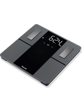 BF 500 Black Scale Fat, water, muscle, bone, bmi, bmr/amr (Kcal) Meter with Bluetooth Transmission - pzsku/Z7235FFEF4EFF7EE464D1Z/45/_/1725793785/73e9e00b-e78e-4df3-b137-4b1380c631df
