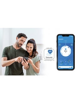 Beurer BF 500 Black Scale Fat, water, muscle, bone, bmi, bmr/amr (Kcal) Meter with Bluetooth Transmission  - Image 2