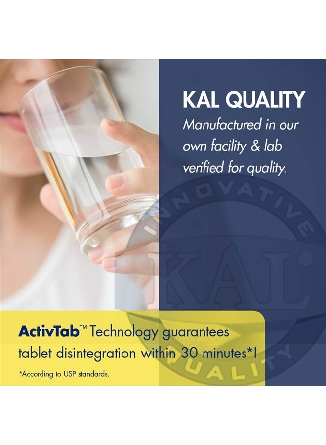 KAL Extra Strength Calcium Magnesium Tablets, 250 Count - Image 5