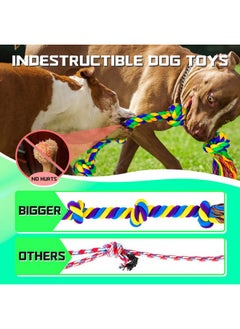 Xl Indestructible Dog Toys For Aggressive Chewers Large Breed, Durable Dog Chew Toy, Large Dog Toys For Large Dogs Safe And Long Lasting Puppy Teething Chew Toys, Cotton Dog Rope Toys For Medium Dogs - pzsku/Z72363C99F529C5DBF5ABZ/45/_/1734348174/2c988f51-8a3c-46bd-abb1-463ecaf4db15