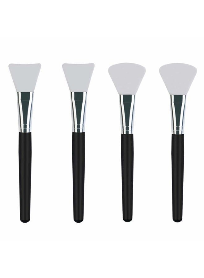 LORMAY 4 Pcs Silicone Face Mask Brush Applicator for Facial Mud, Clay Mask, DIY, Modeling Mask, Body Lotion, and BB CC Cream - Image 1