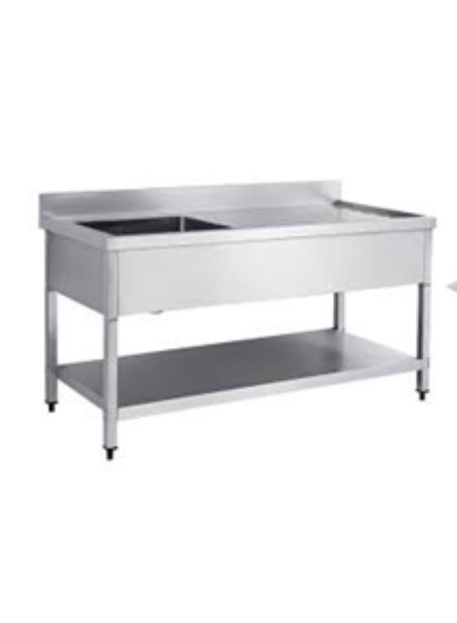 Stainless Steel Single Bowl Sink for Commercial Kitchen Use