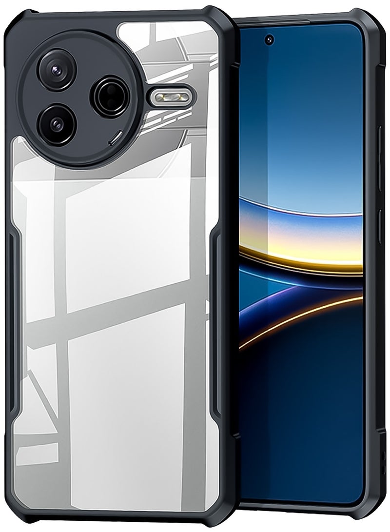 جراب لهاتف Xiaomi POCO F7 Pro، غطاء خلفي بحماية للكاميرا، من مواد TPU وPC، مقاوم للصدمات، لا يصفر مع الوقت، نحيف ومتين لحماية مثالية للهاتف