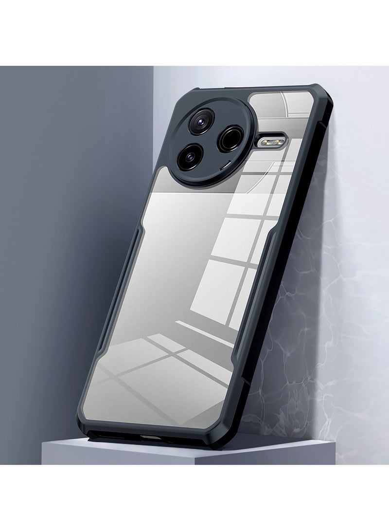 جراب لهاتف Xiaomi POCO F7 Pro، غطاء خلفي بحماية للكاميرا، من مواد TPU وPC، مقاوم للصدمات، لا يصفر مع الوقت، نحيف ومتين لحماية مثالية للهاتف