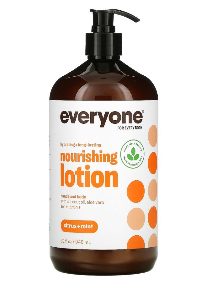Everyone Nourishing Hands and Body Lotion Citrus + Mint 32 fl oz (946 ml) 