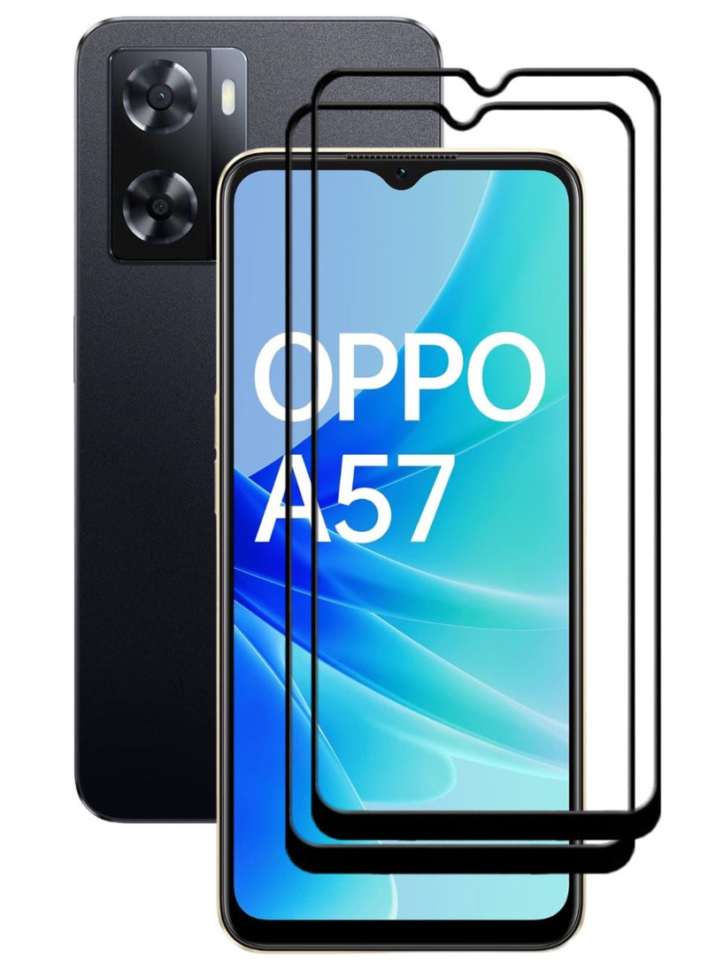 ACLIX 2 Pieces Antistatic ESD Dustproof Premium Quality High Definition Tempered Glass Screen Protector Designed For Oppo A57 - Image 1