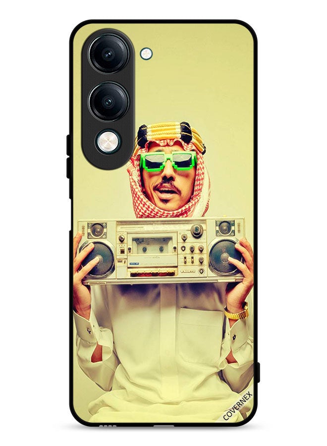 Covernex vivo Y29s Protective Case Cover Holding Vintage Music Device - Image 1