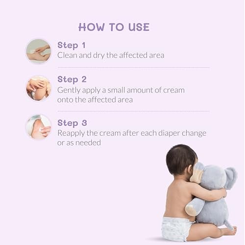AreoVeda Natural Diaper Rash Cream for Babies | Zinc Oxide 15% + Oats |Fast Relief from Rashes, Redness & Irritation | No Toxins | Fragrance-Free | Newborn Safe | 25gm - Image 5