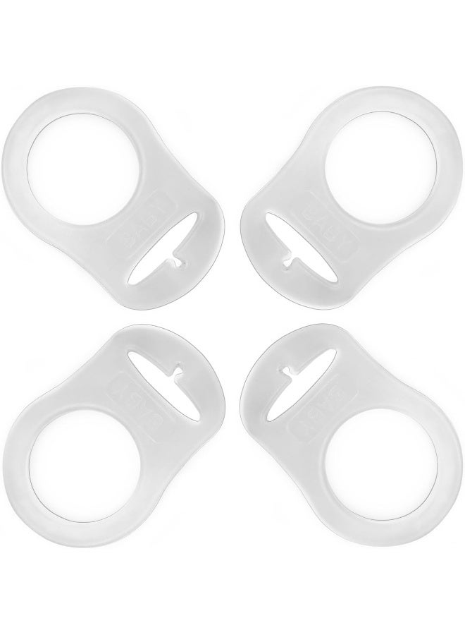 PUTSKA Pacifier Adapter Rings - Silicone Adapter for Pacifier Holder and Clip MAM-Compatible - Image 1