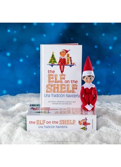 The Elf on the Shelf The The Elf on the Shelf UNA TradiciÃn NavideÃa Spanish Language Book & Blue-Eyed Boy Scout Elf  - Image 3