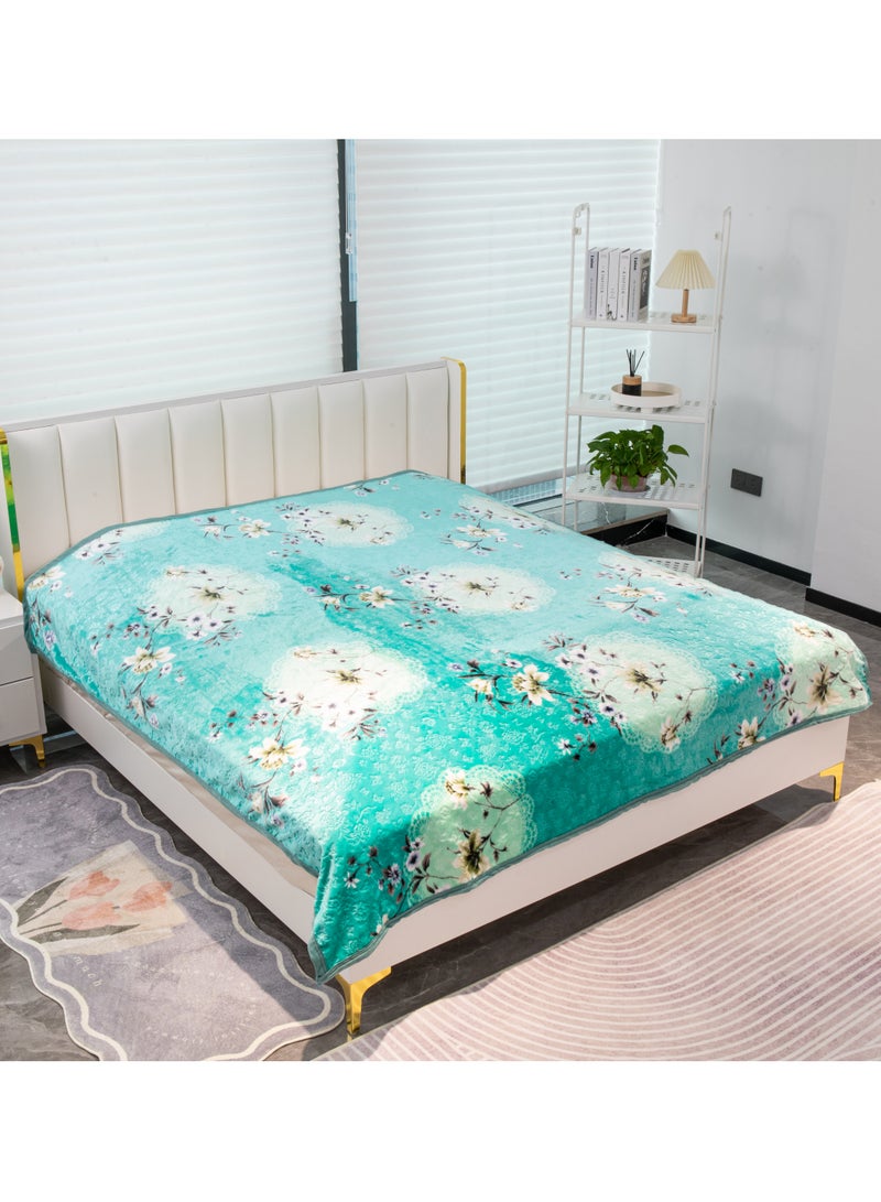 ستارجولد من صنع 100٪ بوليستر SPUN YAR تم الحصول عليها من البوليستر العذراء التي هي مناسبة لفصل الشتاء وفصل المطر 200 X235CM 5LB - Image 1