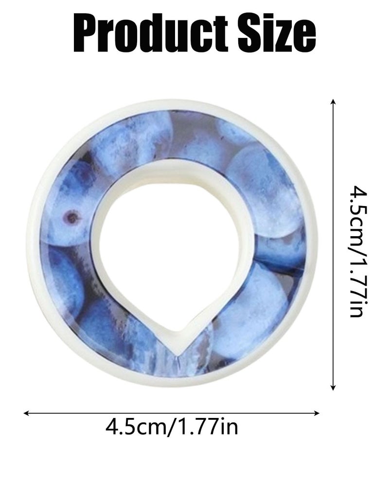 KalamkariX Water Bottle Flavor Ring, Flavor Ring, Blueberry Scented Pod for Enhanced Hydration During Workouts, Office and Study Sessions, Reusable Aroma Infuser - Image 2