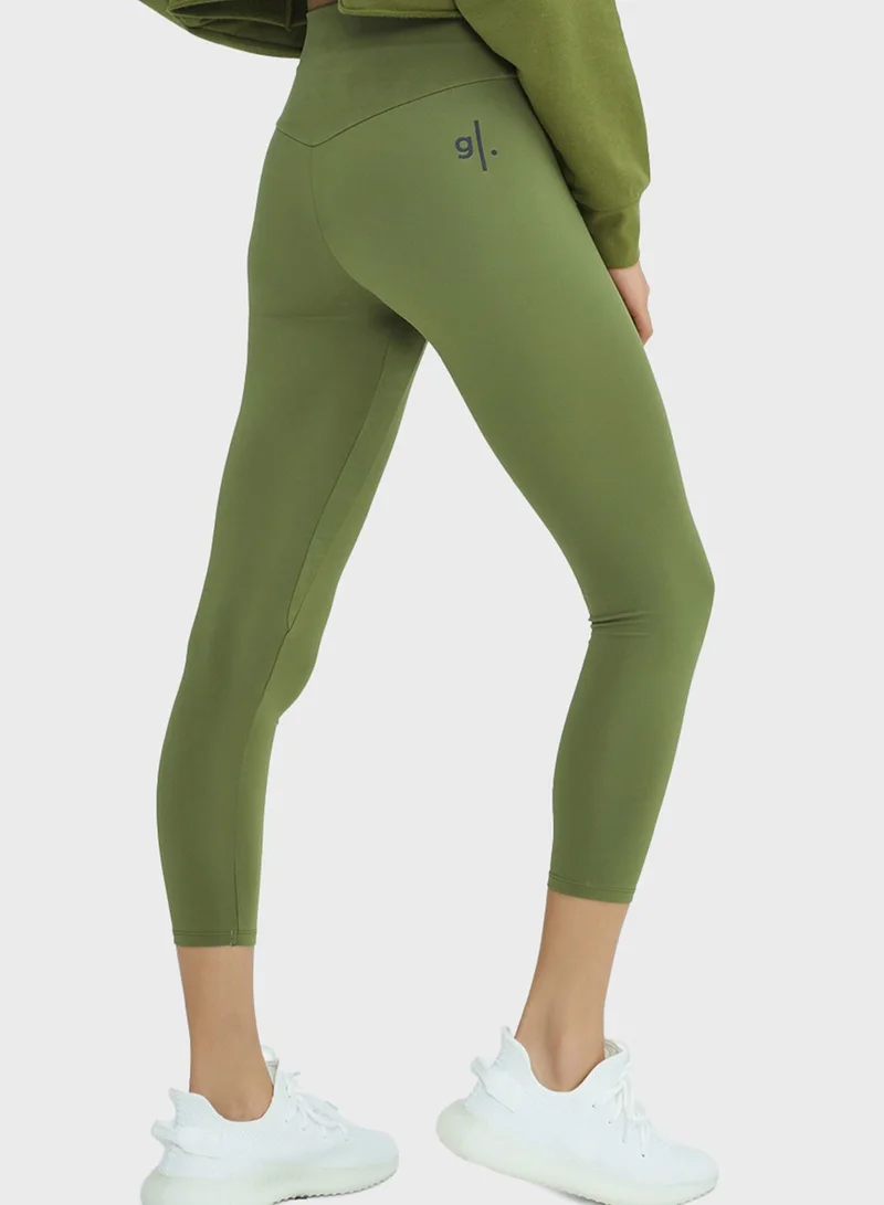 Glossy Lounge Logo High Waist Leggings