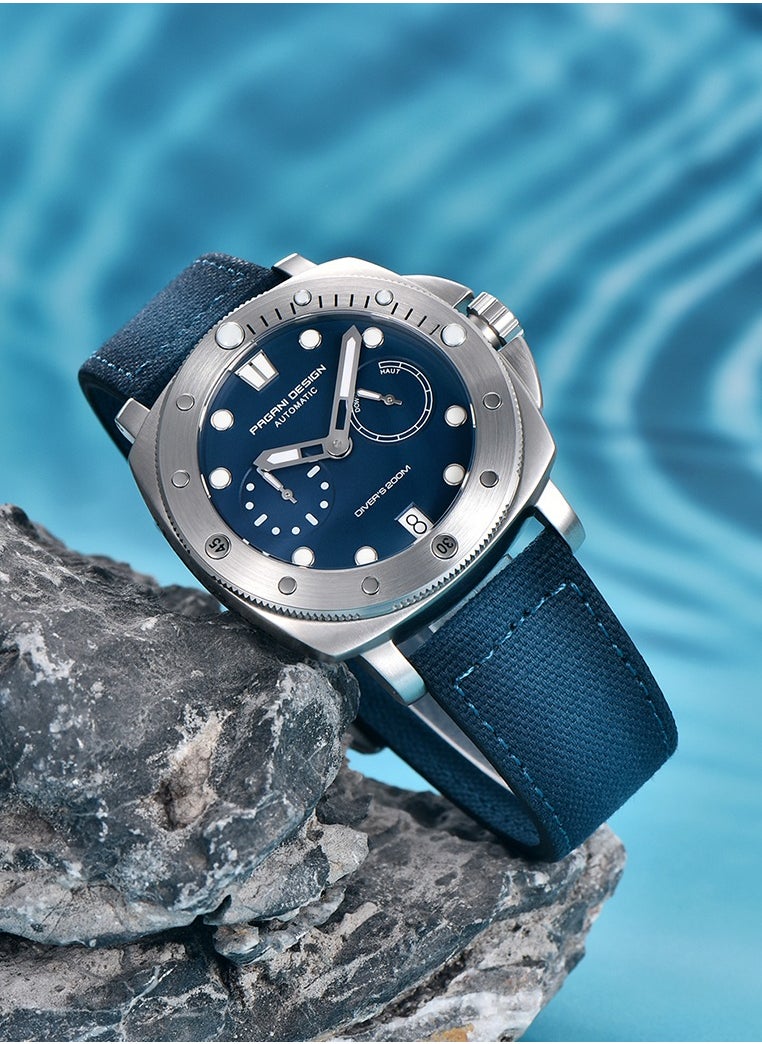 PAGANI DESIGN Men's Automatic Watches 41mm Stainless Steel Unique Waterproof Mechanical Sports Wrist Watch for Men Sapphire Glass With AR Coating PD1767  - Image 3