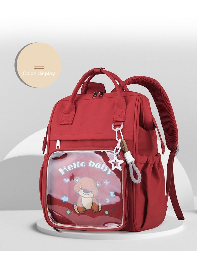 Mark Fairwhale Portable Large Capacity Leisure Multifunctional Backpack, Baby Stroller Hanging Bag  - Image 5
