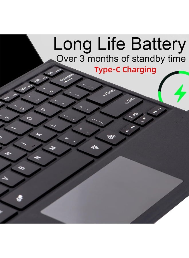 ype Cover for Microsoft Surface Pro 7+ / Pro 7/6 / 5/4 / 3, 12.3 inch, Ultra-Slim Tablet Keyboard with Multi Touchpad (Black) - Image 4