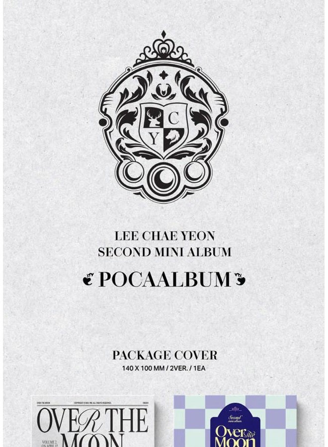 لي تشايون ألبوم ميني الثاني فوق القمر نسخة POCA حامل صور + بطاقة QR ألبوم + بطاقة صور + ملصق + تتبع مختوم تشاي يون (نسخة النهار) - Image 2