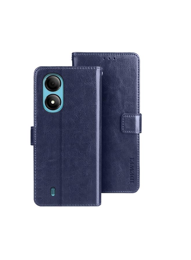 The Bros Case For ZTE Blade A33S Crazy Horse Texture Leather Phone Case