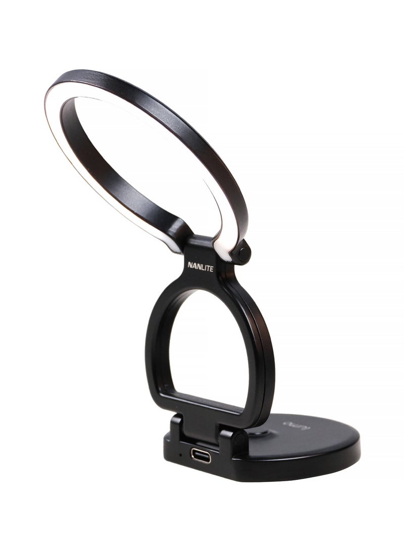 نانليت NANLITE lumo Phone Ring Light (Polar Black) - Image 1