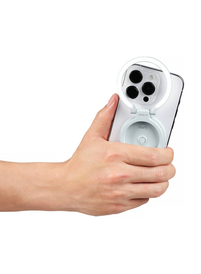 نانليت NANLITE lumo Phone Ring Light (Polar Black) - Image 2