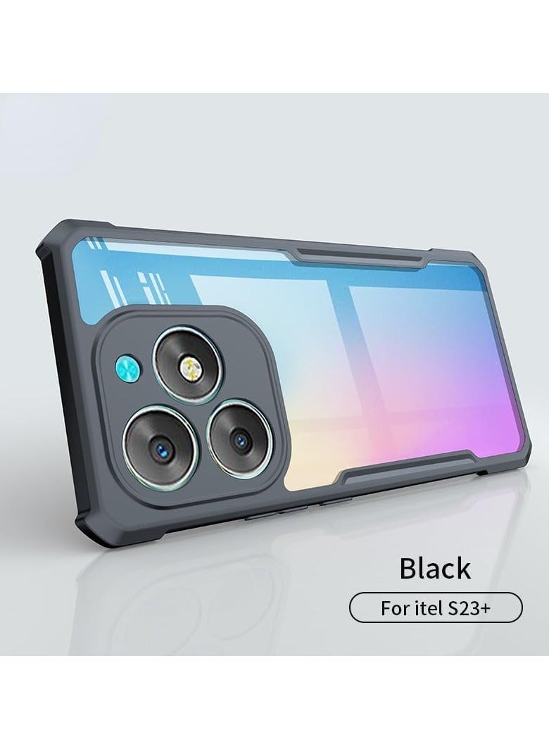 general Itel S23 Plus Case Transparent Phone Cover Shockproof Protective Shell Slim Clear Simple Phone Cases For Itel S23+ - Image 2