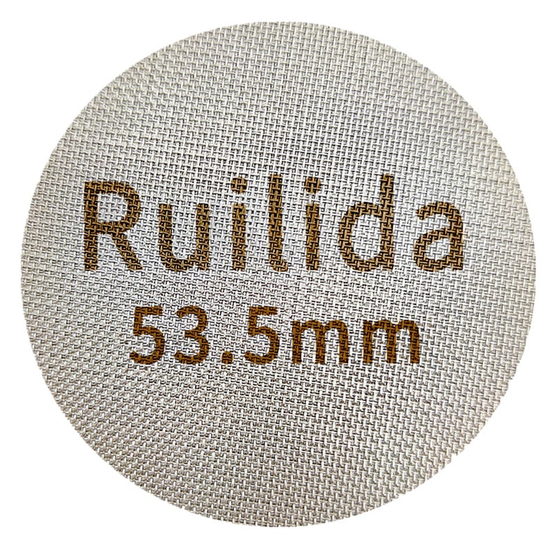 Ruilida Espresso Puck Screen 535mm Reusable 17mm Thickness 150m 316 Stainless Steel Professional Barista Coffee Filter Mesh Plate for Espresso Portafilter Filter Basket 53354mm breville