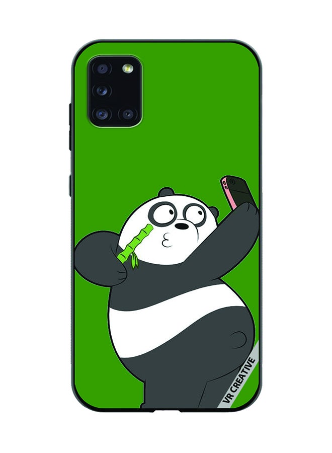 VR CREATIVE Protective Case Cover For Samsung Galaxy A31 Panda With Phone Design Multicolour - Image 1