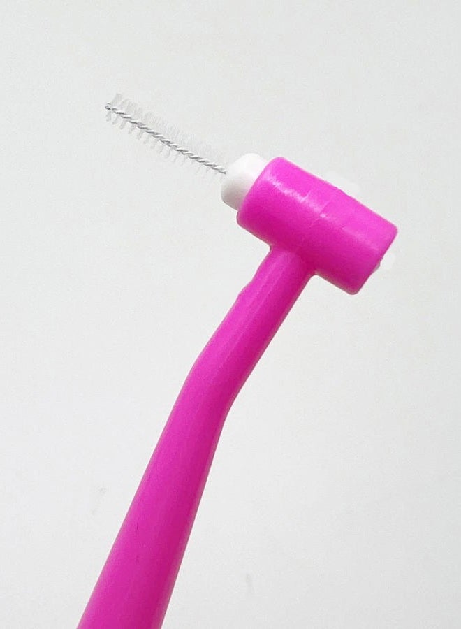 HRASY 4 Pieces Orthodontic Toothbrush Double-Ended Interspace Brush Tiny Small Soft Trim Head for Braces and Teeth Detail Cleaning(4 Colors B2) - Image 5