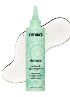 amika AMIKA The Kure Multi-Task Repair Treatment 200ml - Restorative, Multi-Use Hair Treatment for Strengthening, Hydration, and Damage Repair  - Image 1