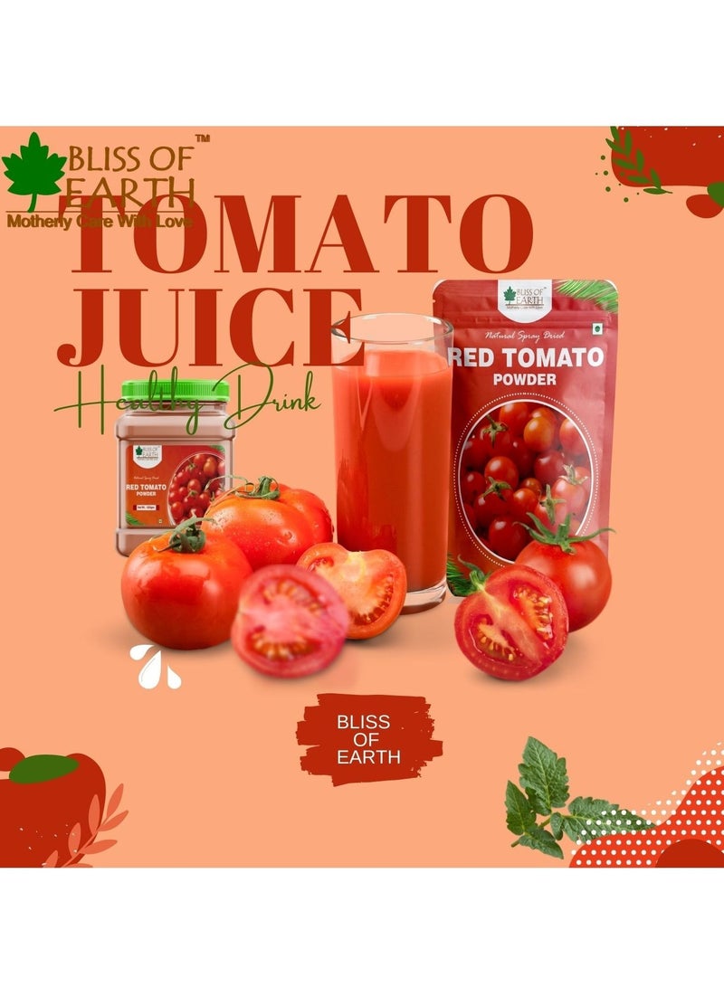 BLISS OF EARTH 500gm Tomato Powder natural Spray Dried great for tomato soup tomato juice ketchup seasoning gravies pack of 2 - Image 3