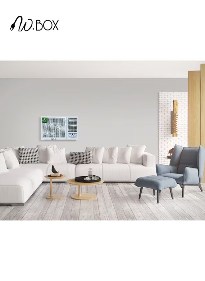 W.BOX - Turbo Window Air Conditioner - 18000 BTU - Cooling Only - White - WBWC19S - Image 1